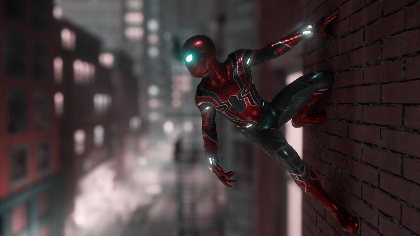 Spiderman Ps4 Noche Fondo de pantalla
