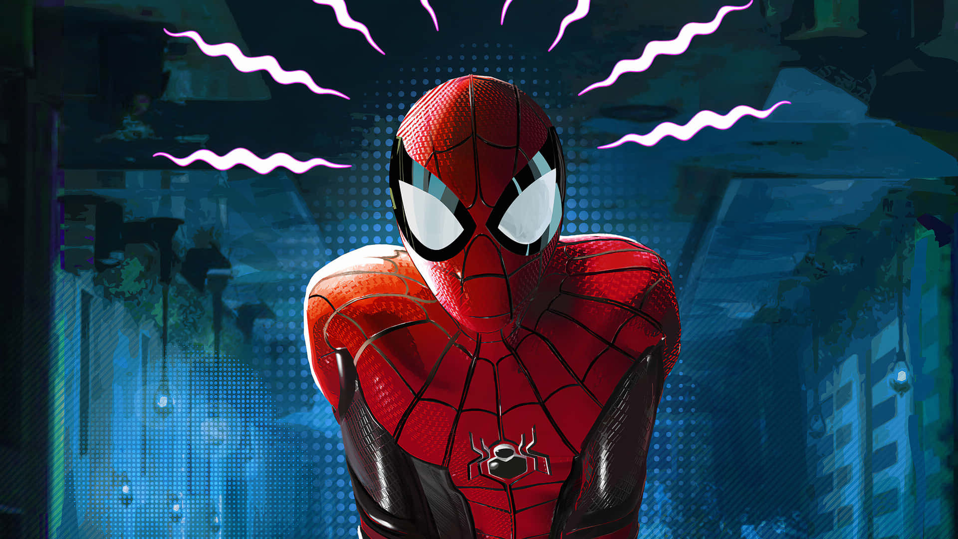 Spider-Man Displays His Spider Sense Wallpaper