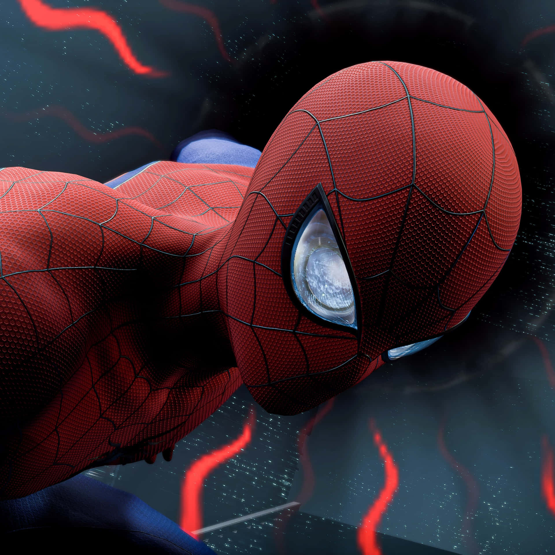 Spider-Man harnessing his Spider Sense Wallpaper