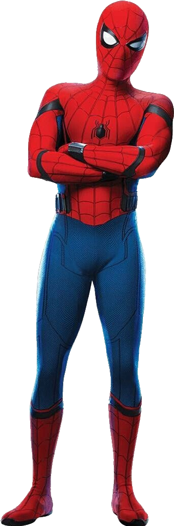 Spider Man Standing Pose PNG