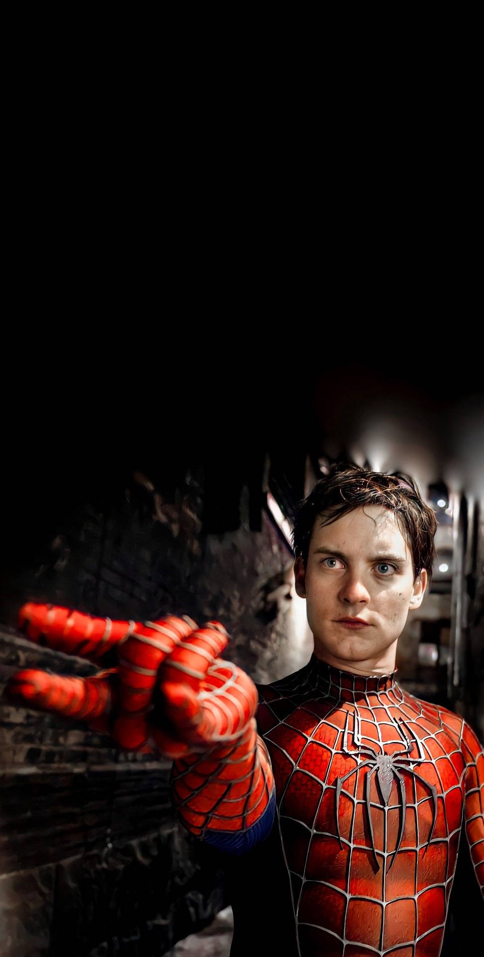 Spider Man Tobey iPhone Baggrund: Wallpaper