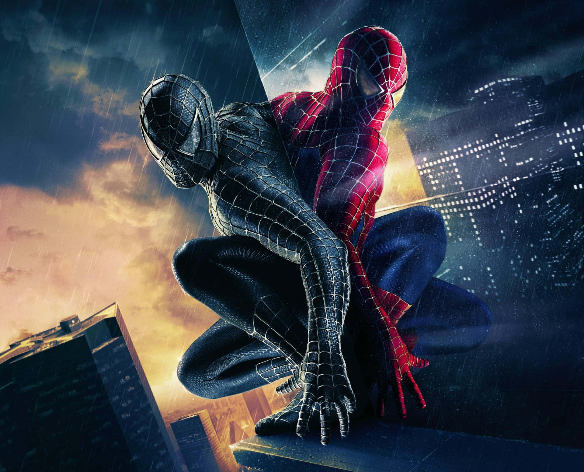 Denfantastiska Spider Man-trilogin. Wallpaper