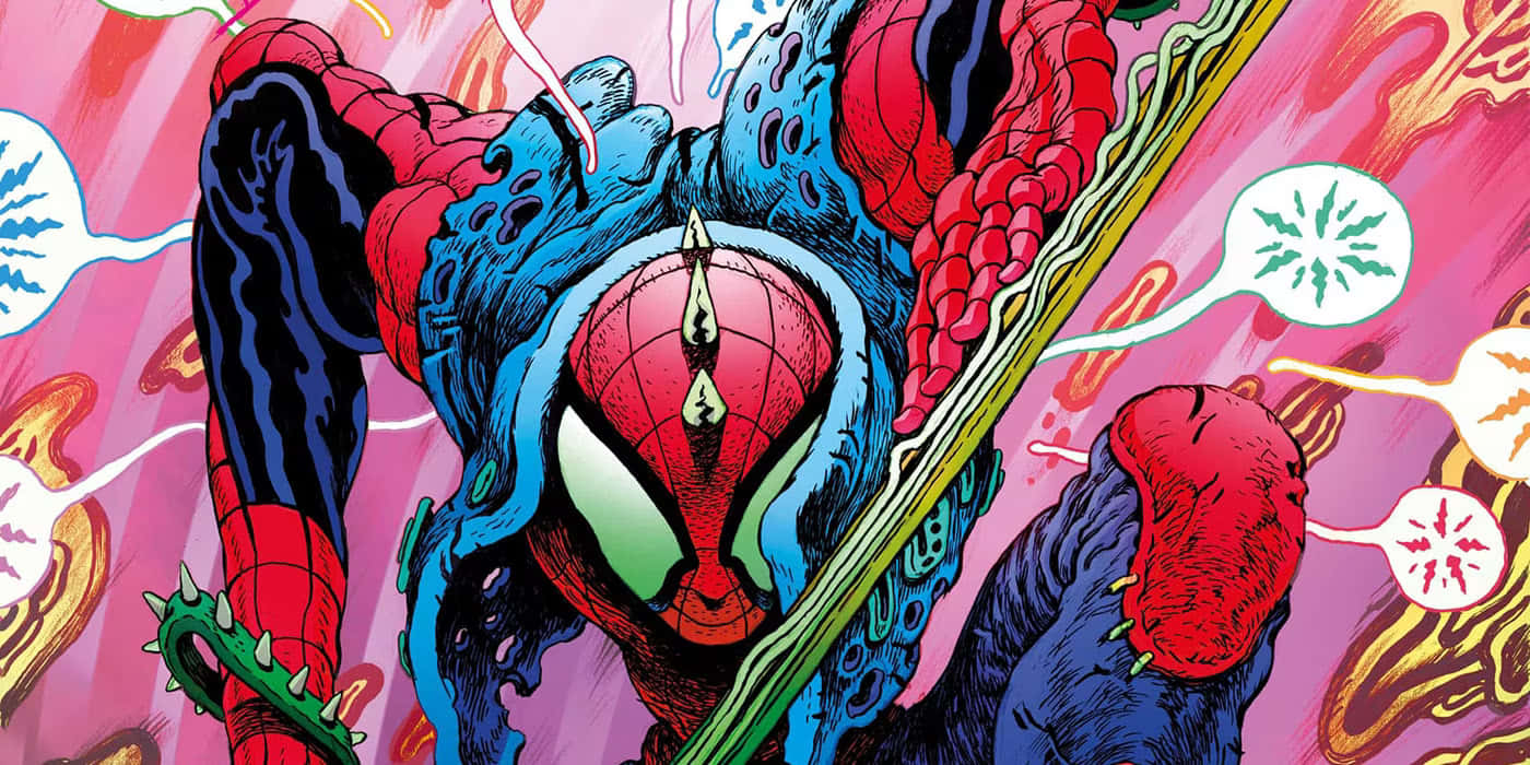 Spider Man Vs Prowler Comic Art Wallpaper