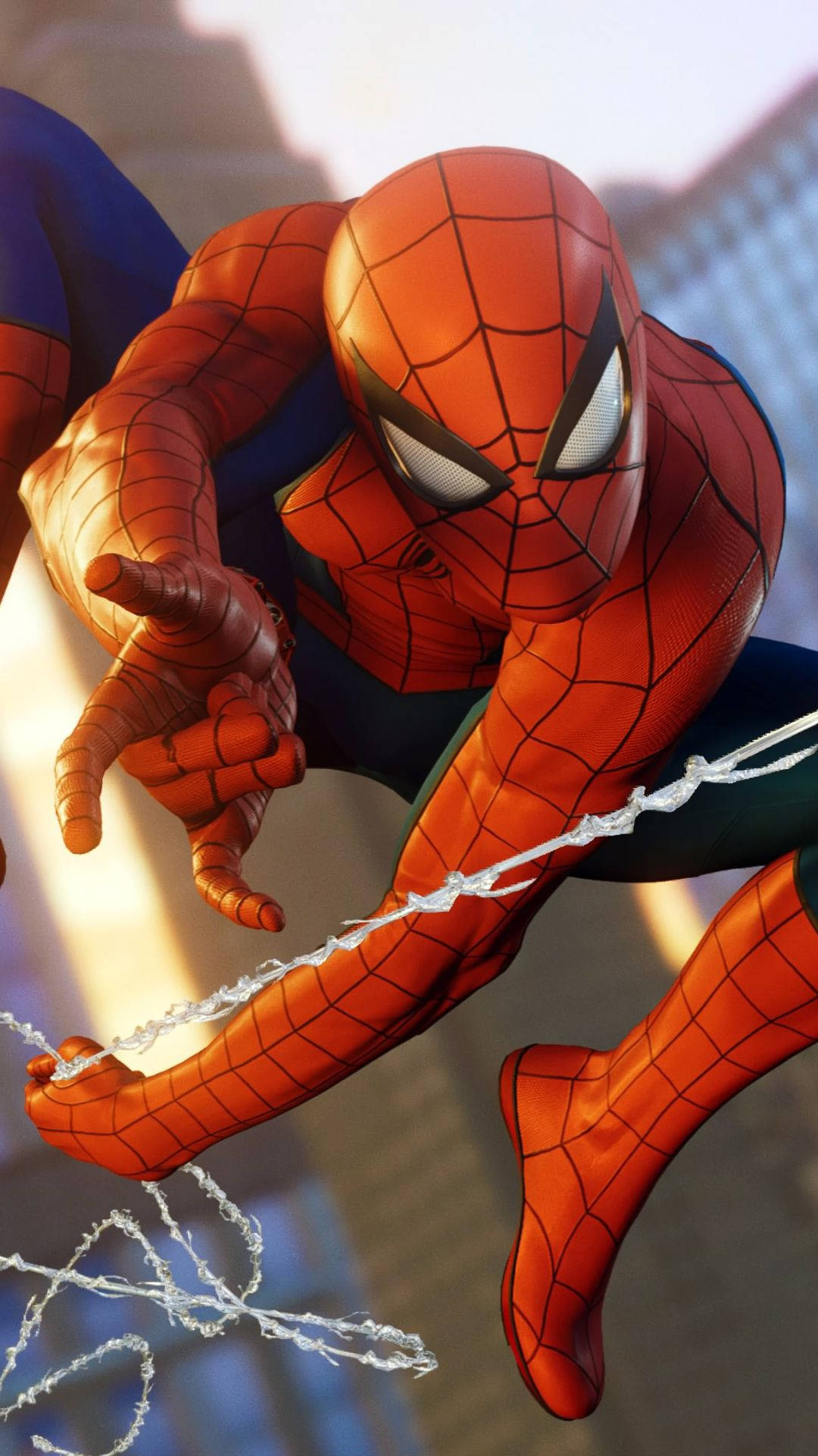 Spider Man Web Hand Mobile Wallpaper