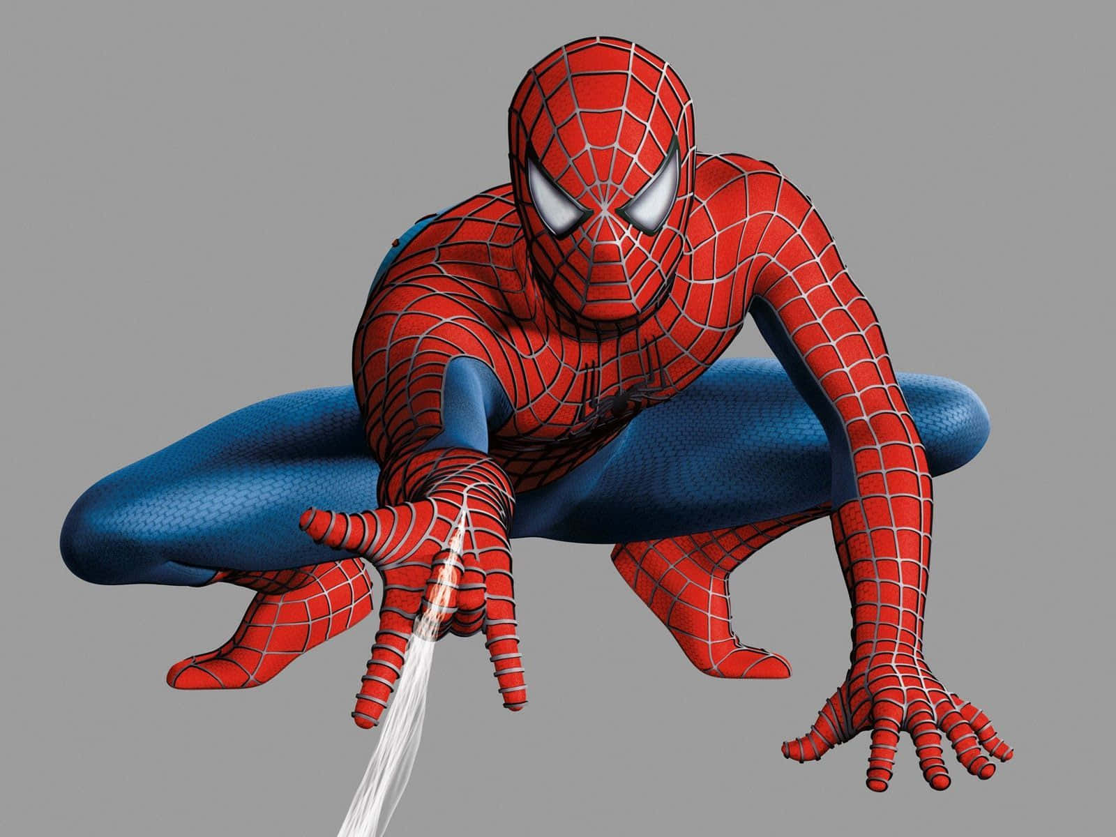 Lanzatelarañasde Spider-man En Acción Fondo de pantalla