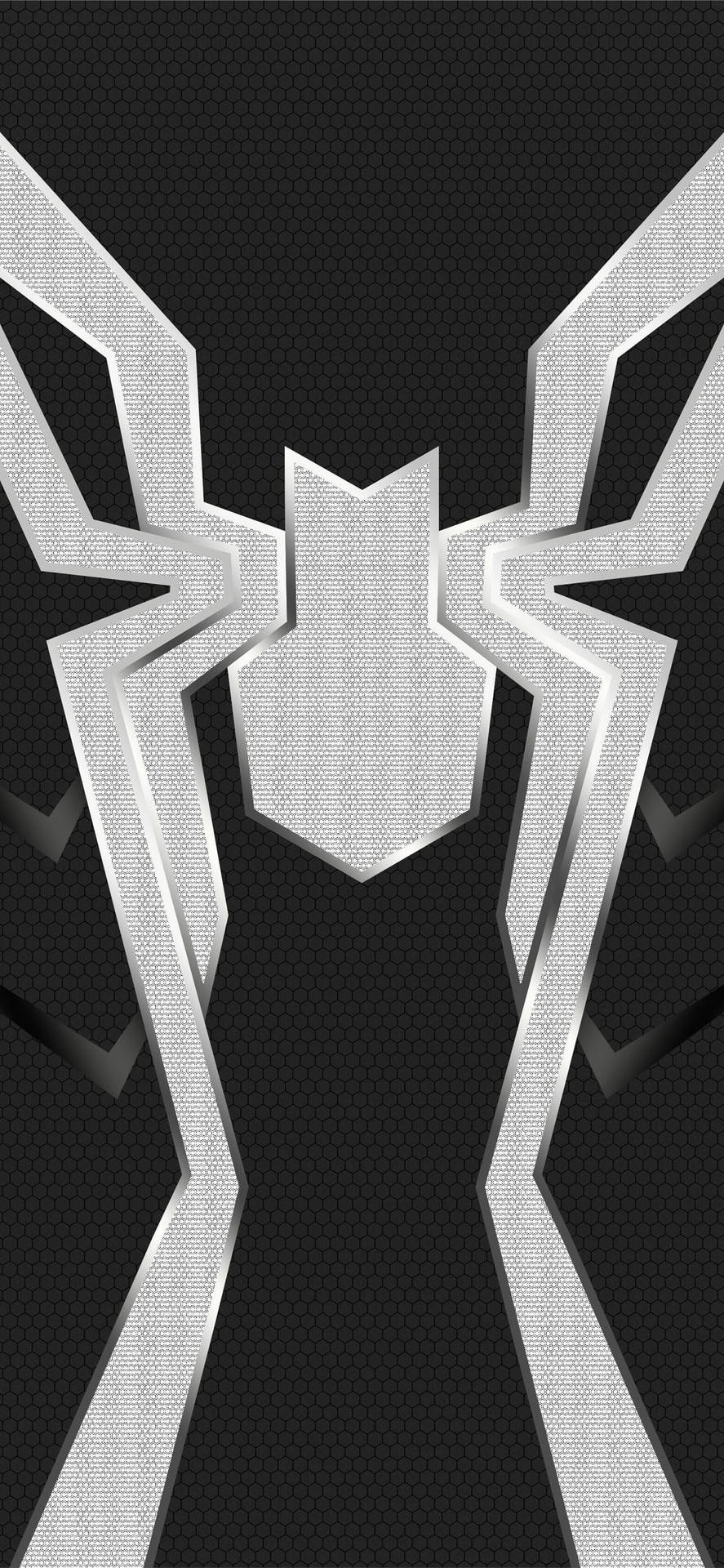 Spiderman Alternativo Logo Blanco Negro Fondo de pantalla