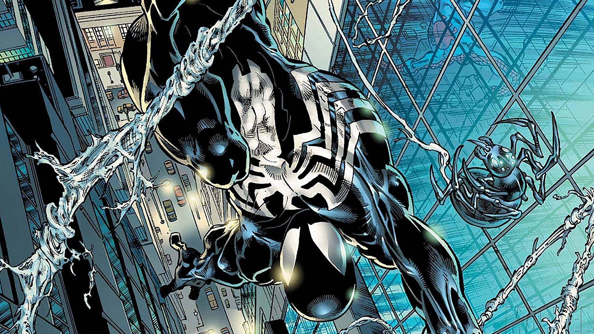 Be Powerful And Stylish With Spider Man White Wallpaper
