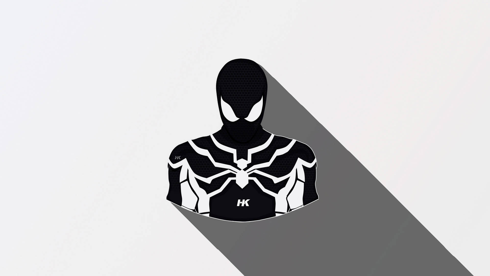 Step Into The Shoes Of Spider Man In White Wallpaper