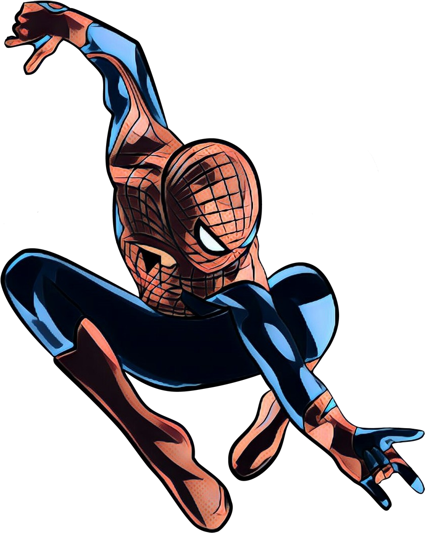 Download Spider Man_ Swinging_ Action | Wallpapers.com