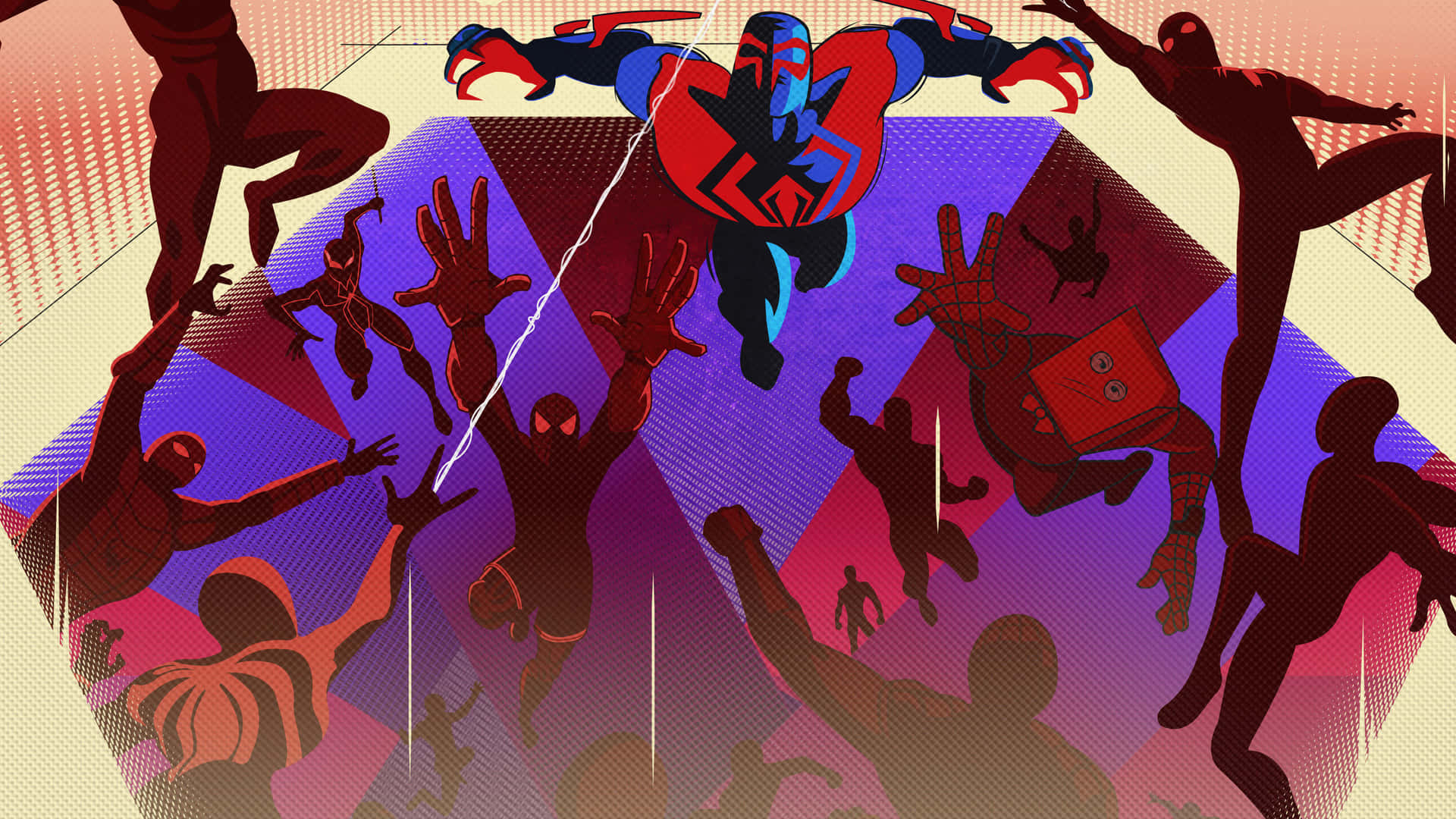 Spider Verse Multidimensional Showdown Wallpaper