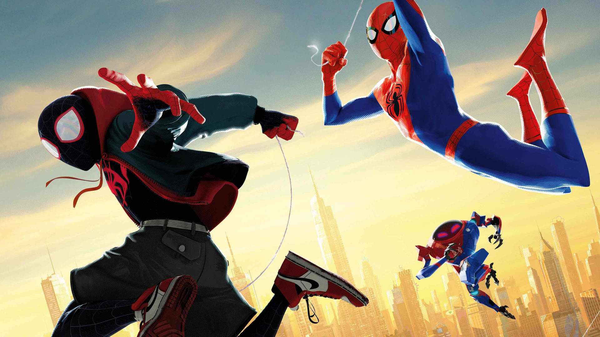 Spider-verse Spider-man Team Wallpaper