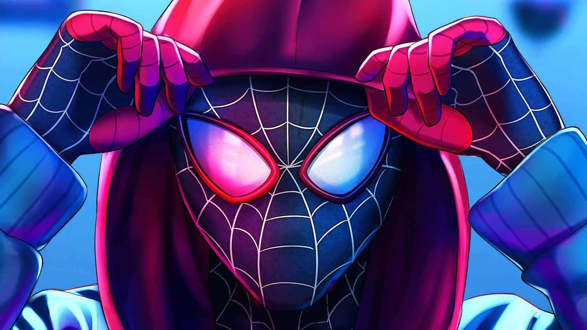 Spider Verse Stylized Spider Man Wallpaper