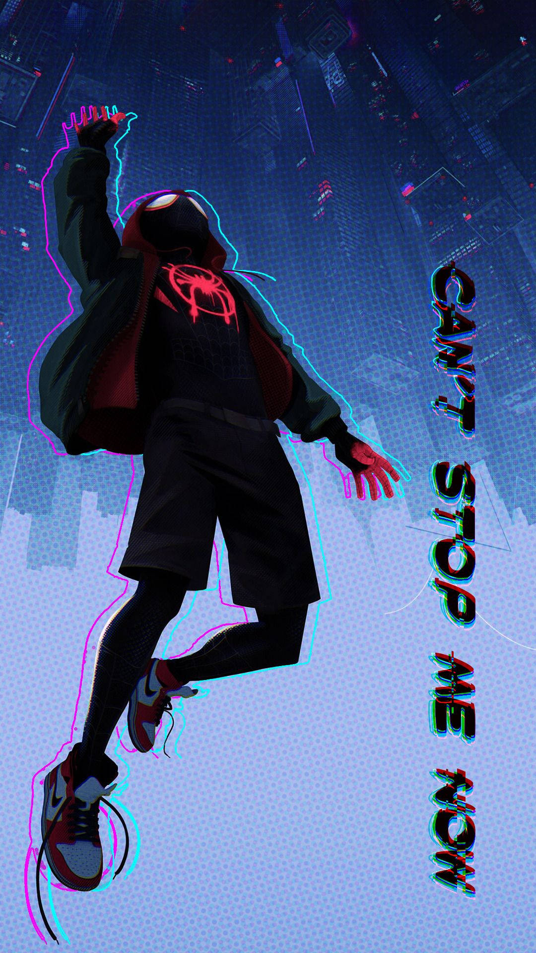 Spider-verse Superhero Miles Morales Background