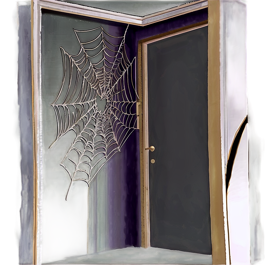 Spider Web Corner Doorway PNG