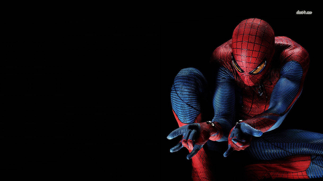 "Fly through the city with Spiderman!" Wallpaper