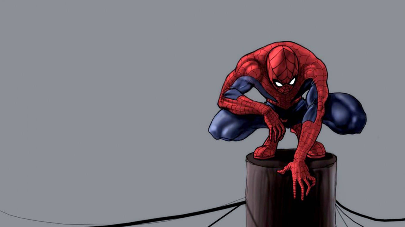 Elamigable Y Vecino Spider-man En Todo Su Esplendor Fondo de pantalla