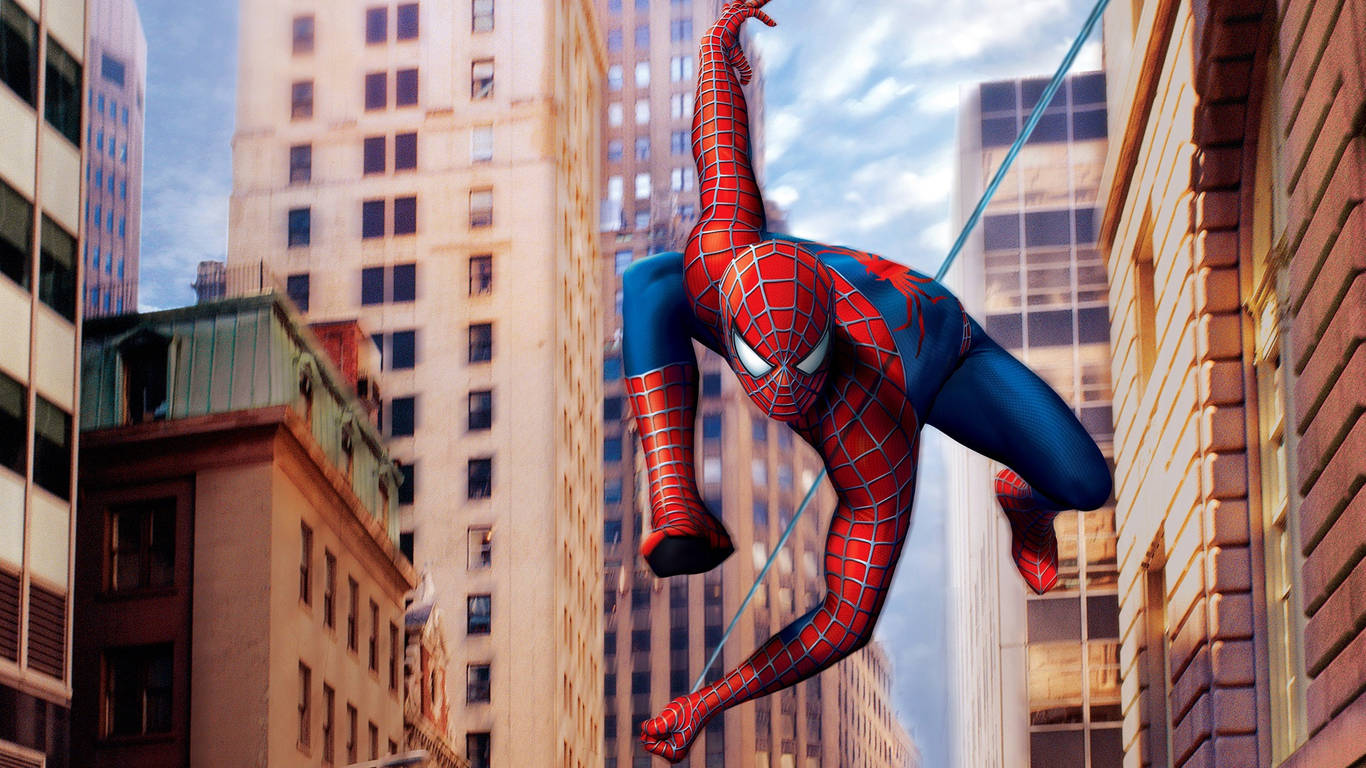 Mens Spiderman tager kampen op mod sine modstandere, vil hans tapeter i opløsningen 1366x768 inspirere dig. Wallpaper