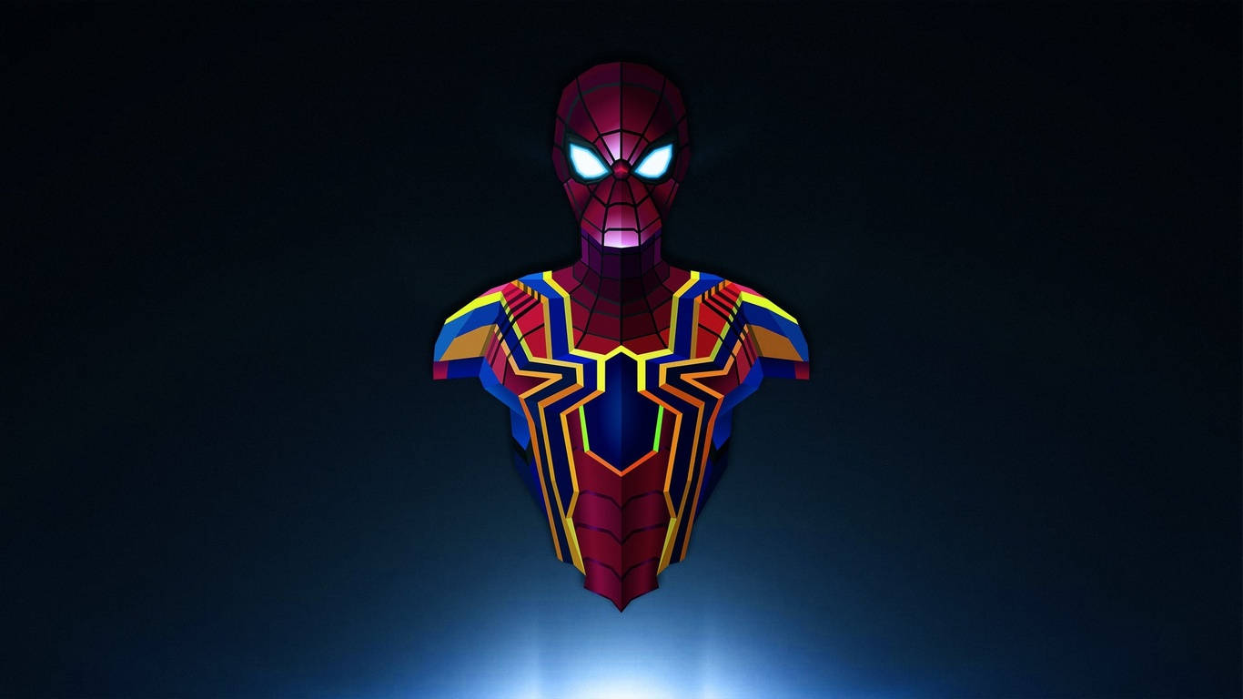 Iron Spiderman 1366x768 Wallpaper