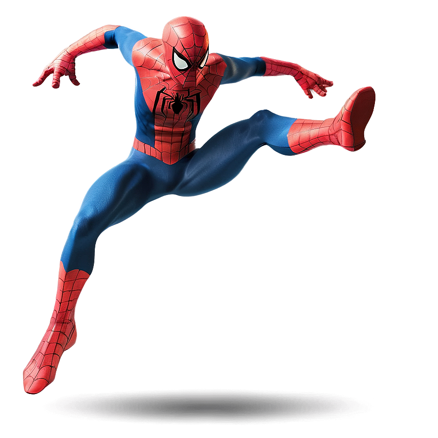 Spiderman Action Pose Transparent Png 05262024 PNG