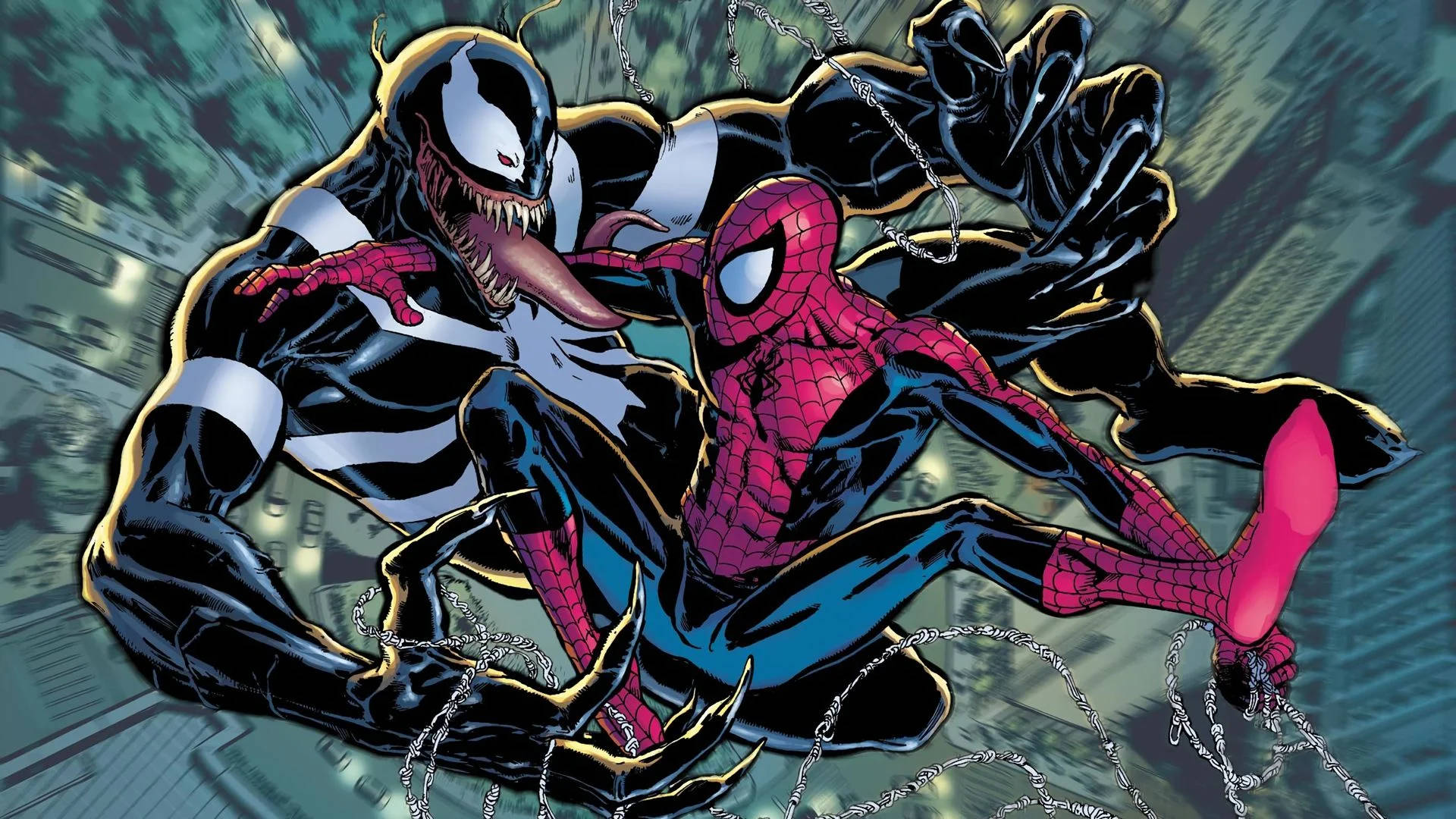 Spiderman Anti-Venom Digital Art Wallpaper