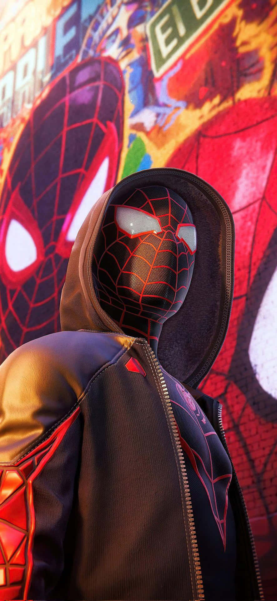 Spiderman Erobrer Byen - Et Symbol På Heltemod.