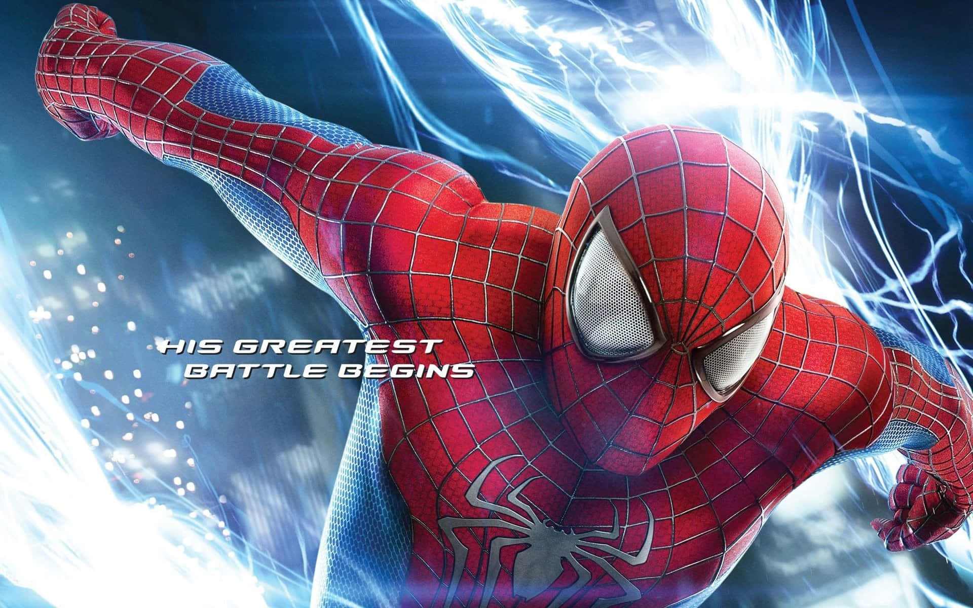 Upplevden Fantastiska Kraften Av Spiderman På Din Dator- Eller Mobilskärmsbakgrund!