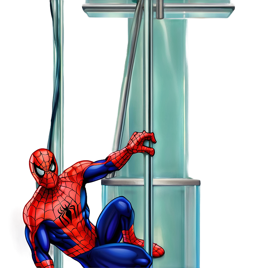 Spiderman Climbing Transparent Png Non61 PNG