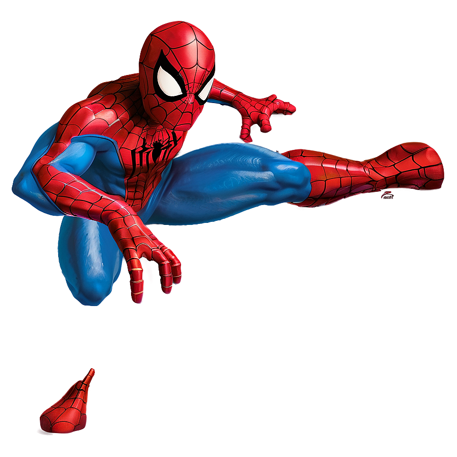 Spiderman Fight Pose Transparent Png Rbi74 PNG