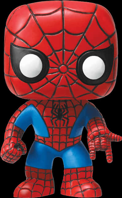 Spiderman Funko Pop Figure PNG