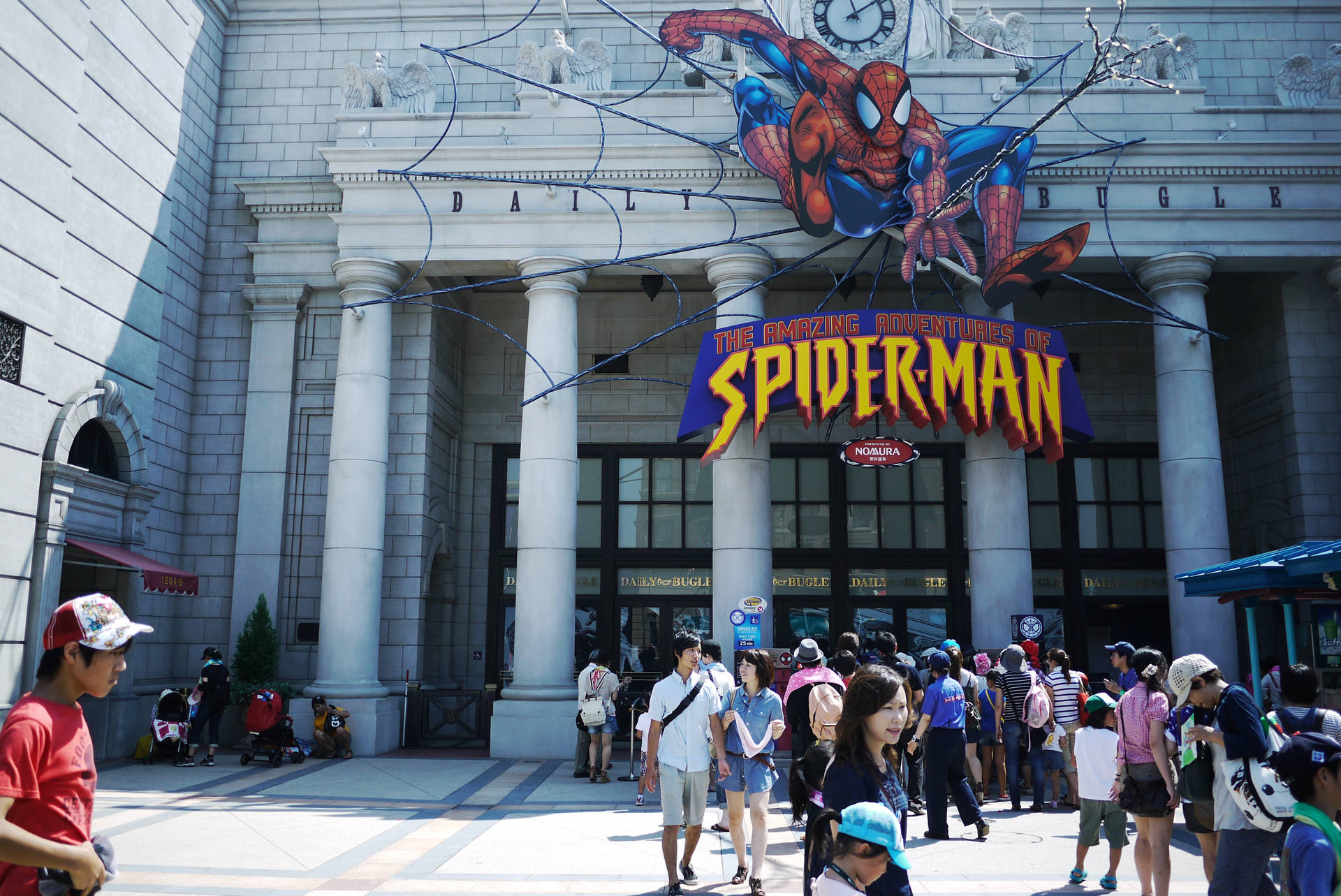 Spidermanpå Universal Studios. Wallpaper