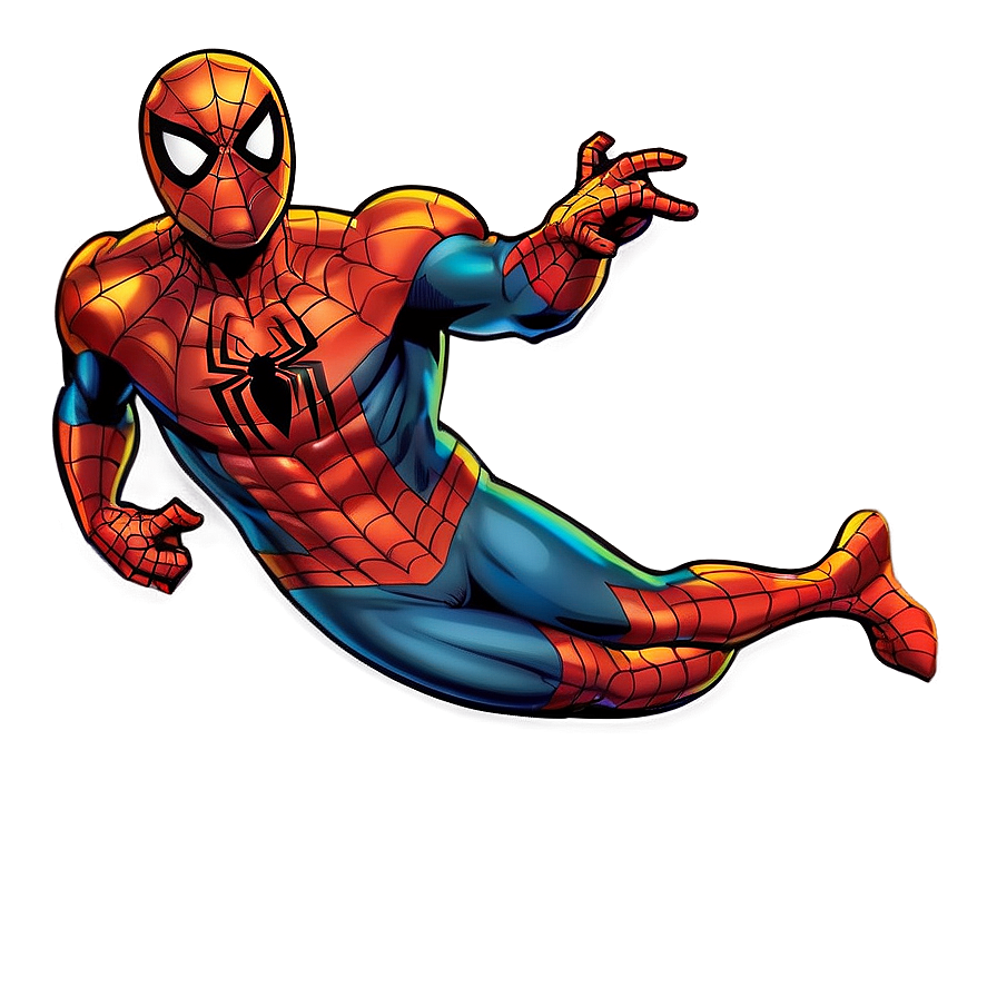 Spiderman Jumping Transparent Png 05262024 PNG