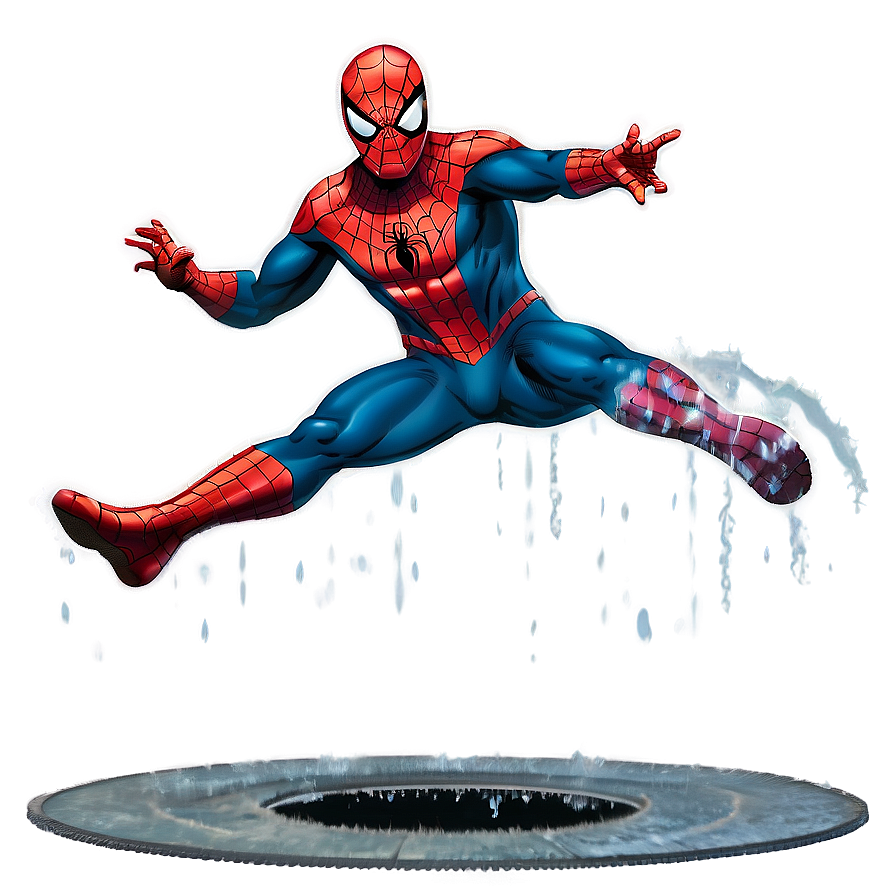 Spiderman Jumping Transparent Png Yhf PNG