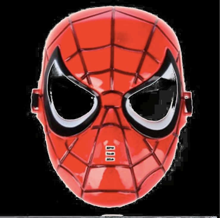 Spiderman Mask Closeup PNG