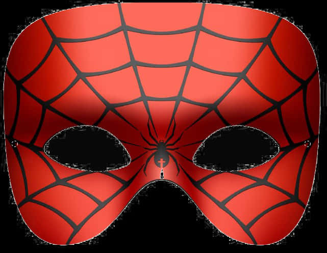 Spiderman Mask Graphic PNG