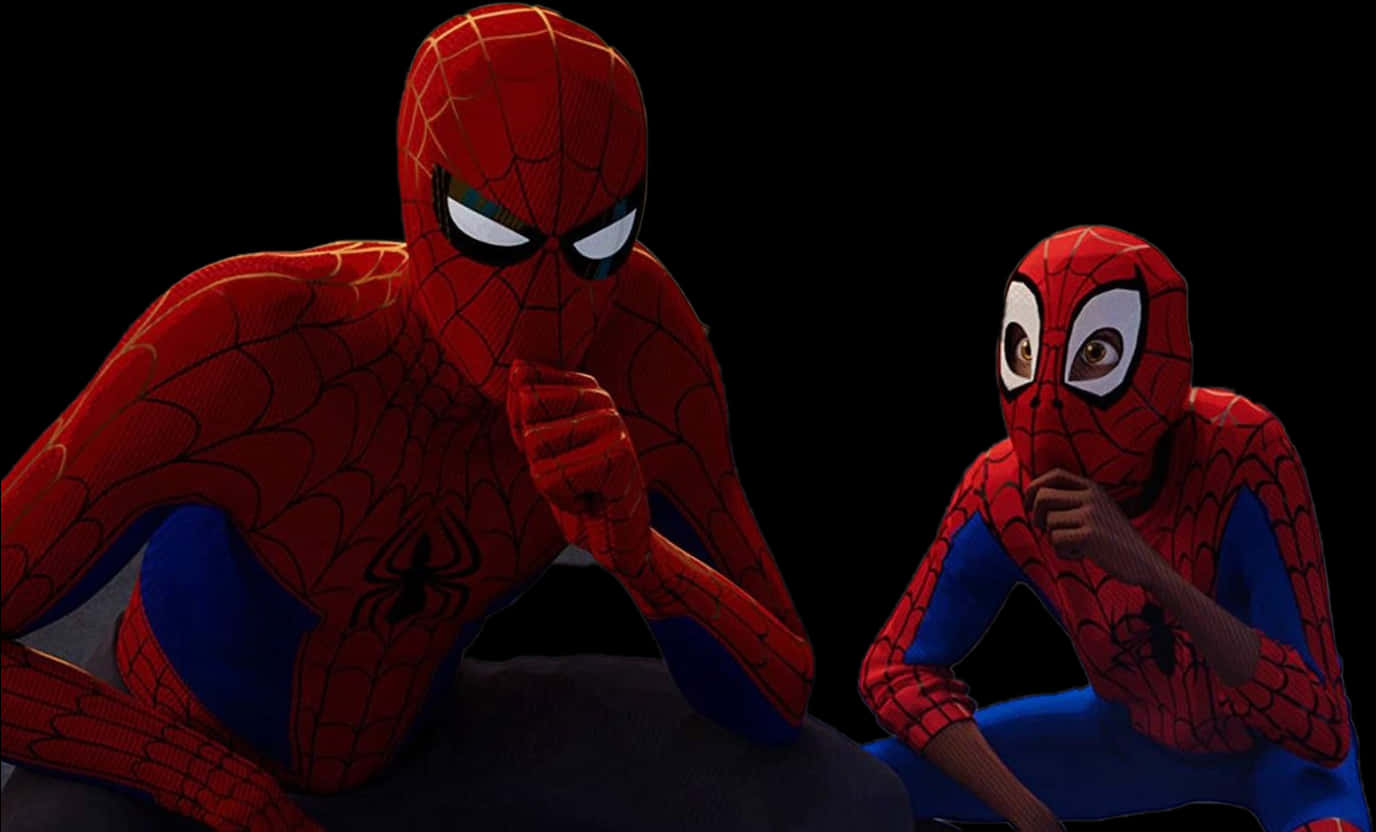 Spiderman_ Mentoring_ Moment PNG