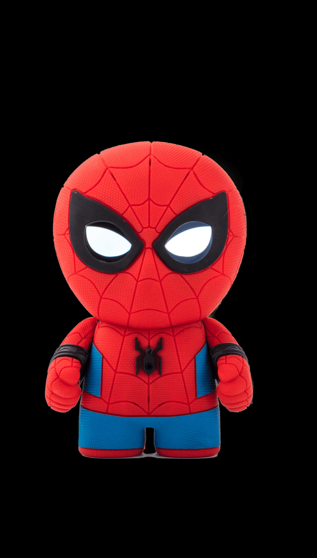 Spiderman Plush Toy Black Background PNG
