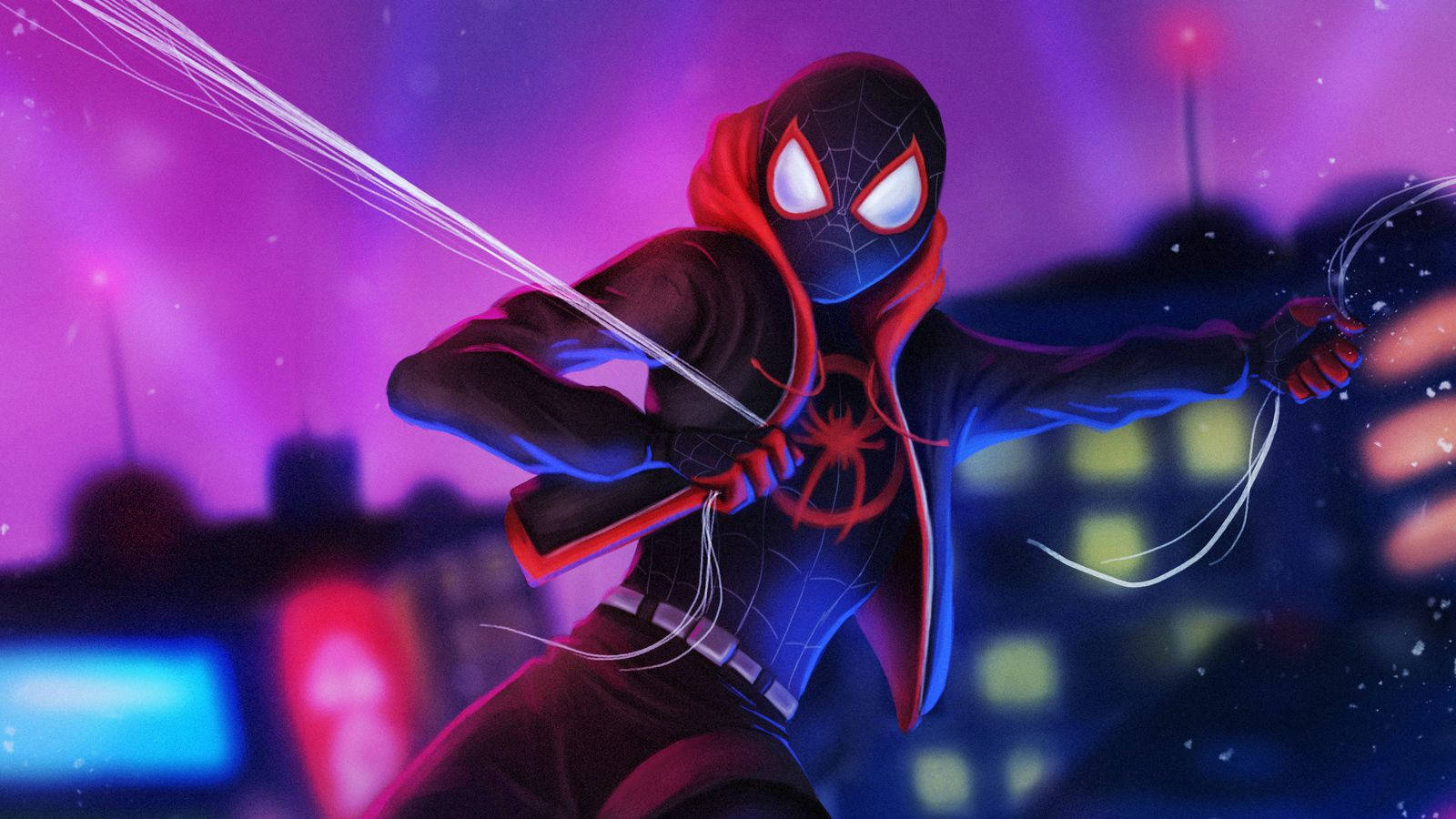 Spiderman Spider-verse Fan Art Background