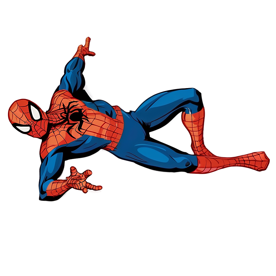 Spiderman Transparent Artwork Png 05262024 PNG