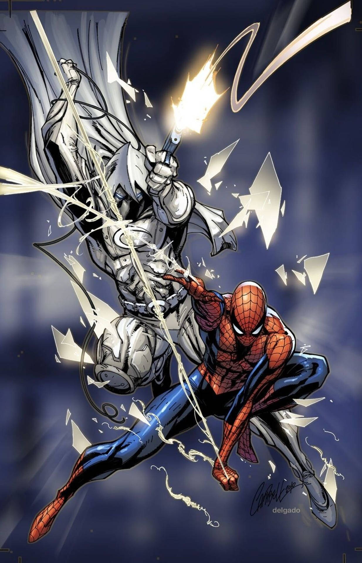 Spiderman X Moon Knight Phone