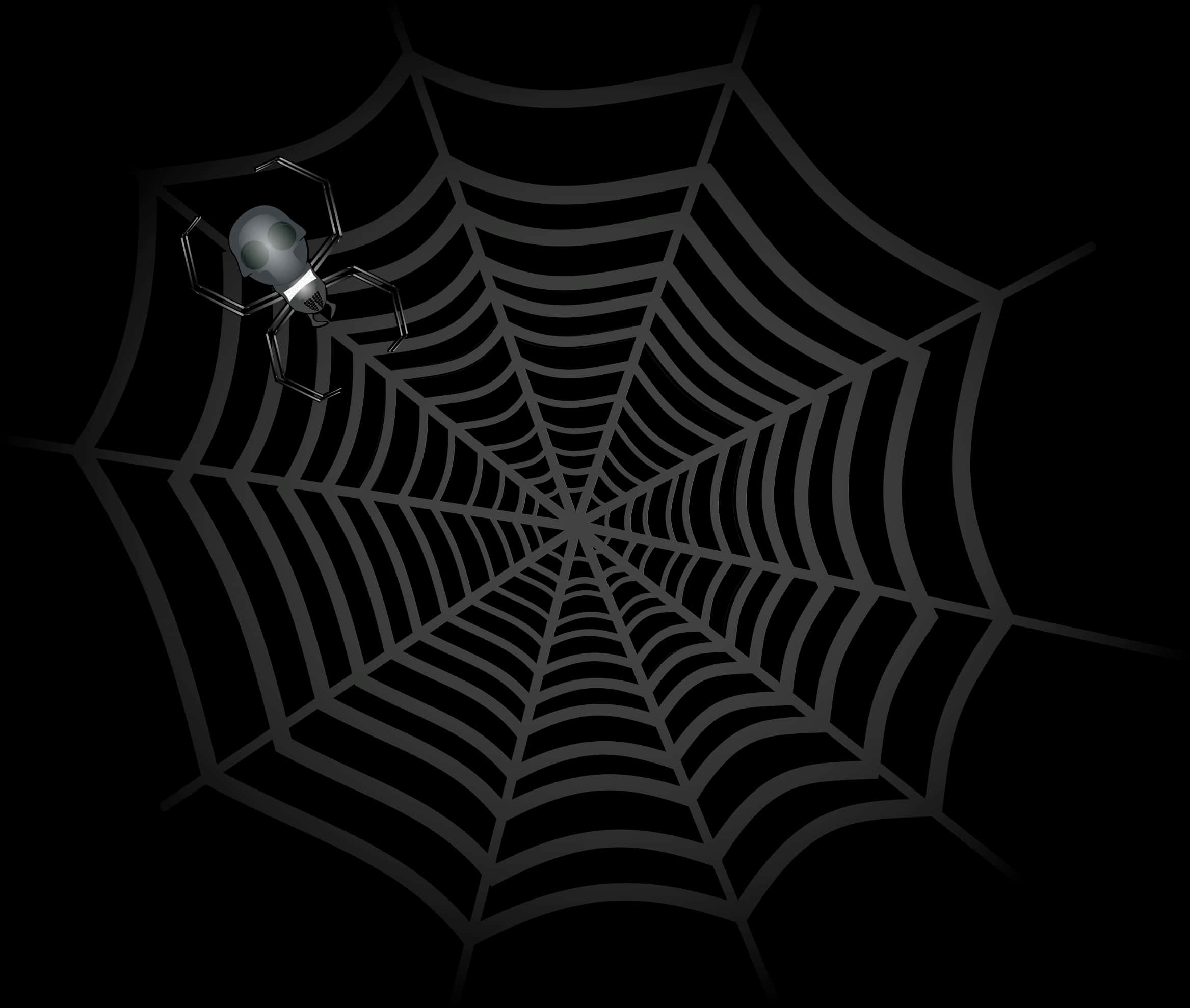 Spideron Webin Darkness PNG