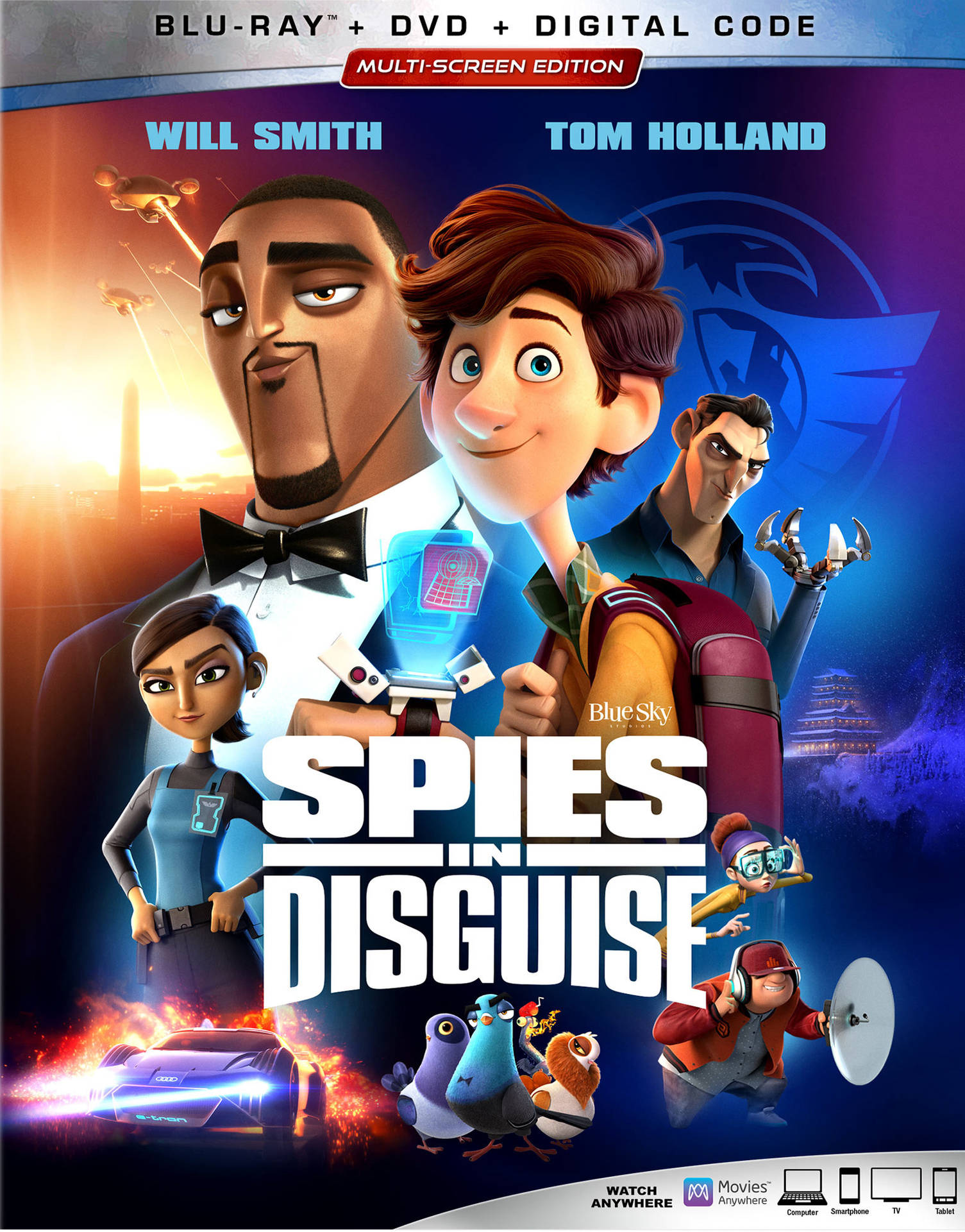 Spies in Disguise Blu-ray Poster Wallpaper