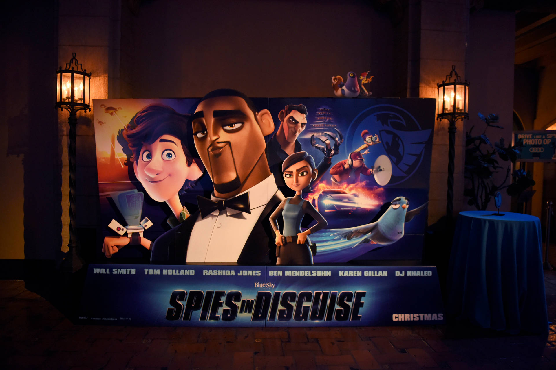Spies In Disguise Poster In Room Wallpaper