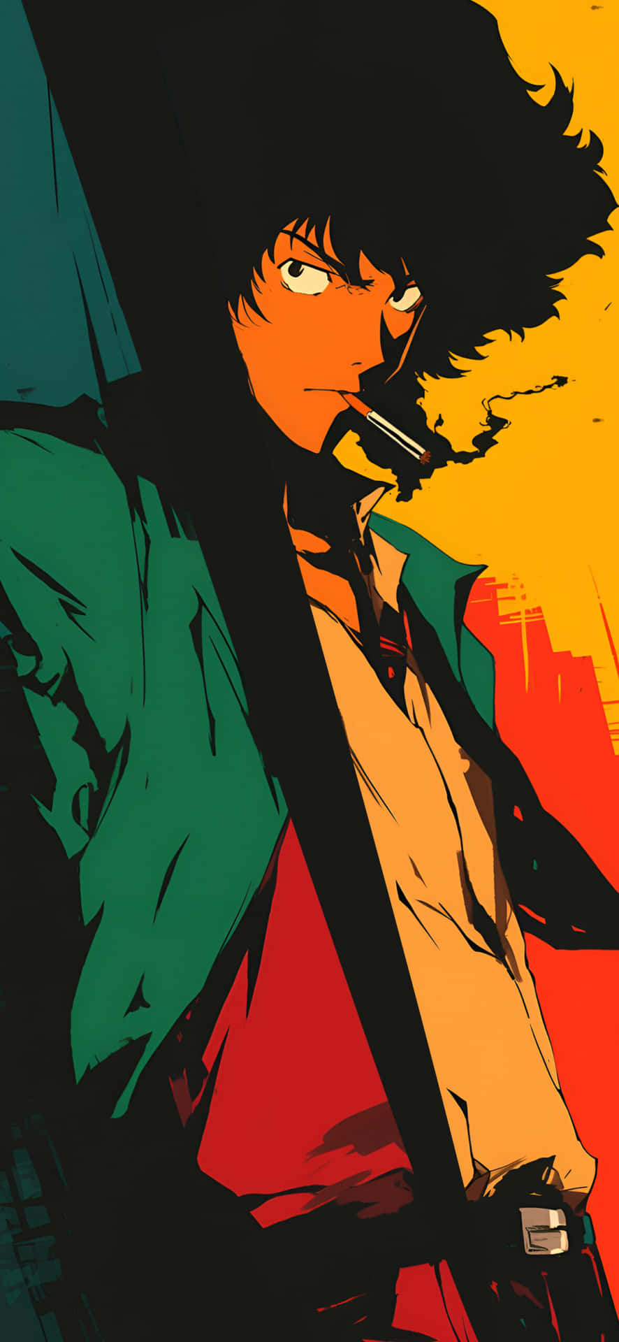 Spike_ Spiegel_ Cowboy_ Bebop_ Vector_ Art Wallpaper