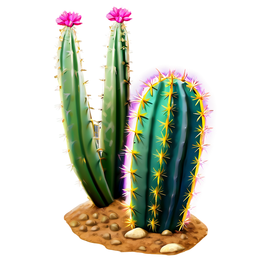 Spiky Cactus Png 05032024 PNG