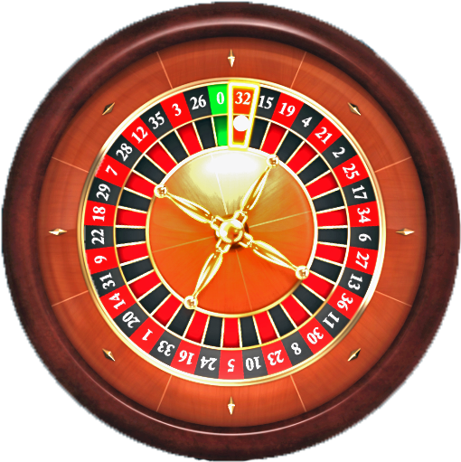 Spinning Roulette Wheel Closeup PNG