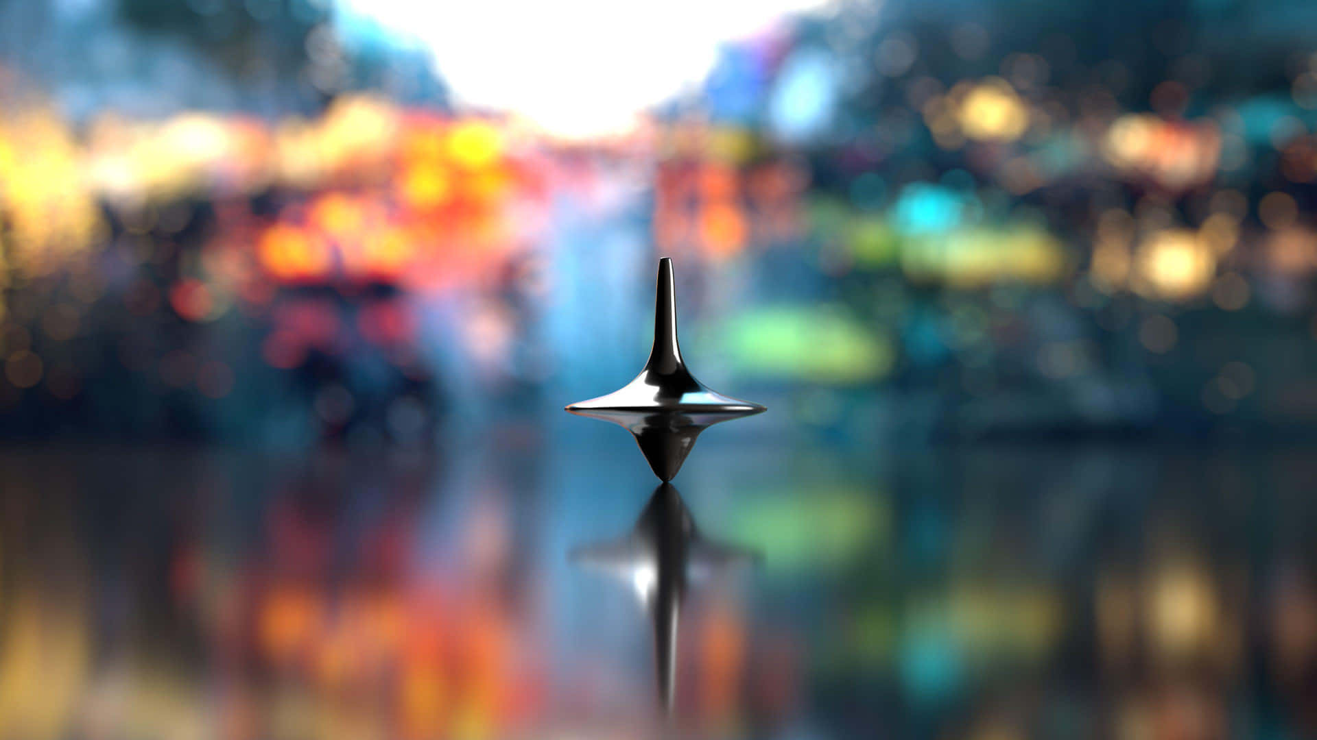 Spinning Top Dreamscape Wallpaper