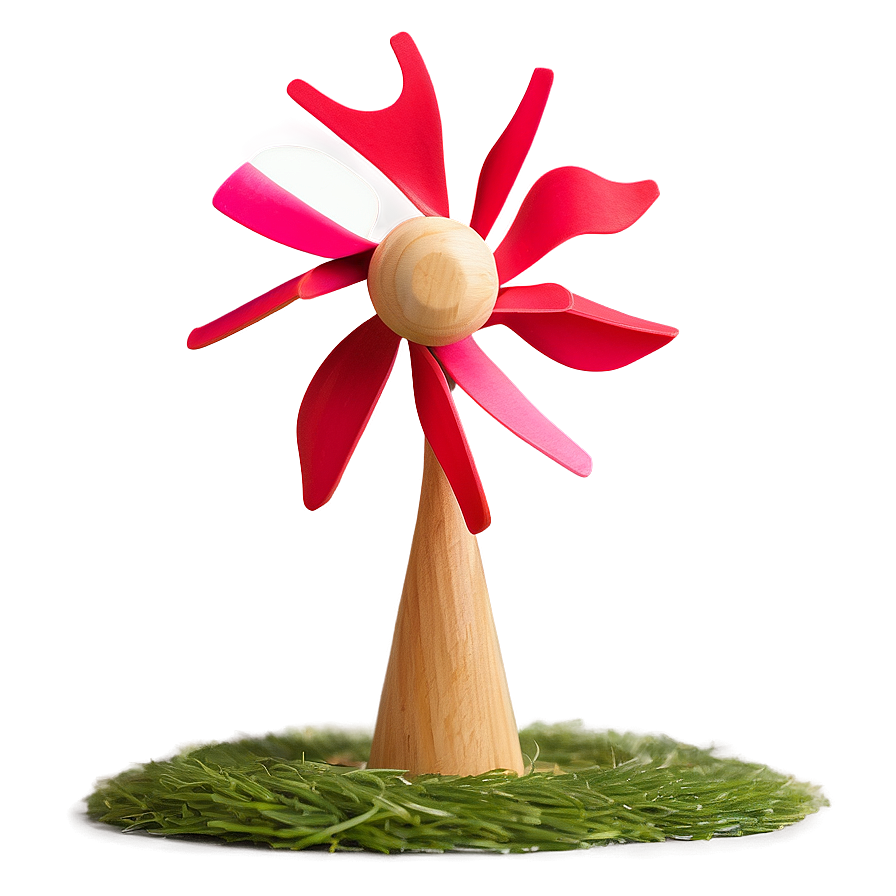 Spinning Windmill Cat Toy Png 06212024 PNG