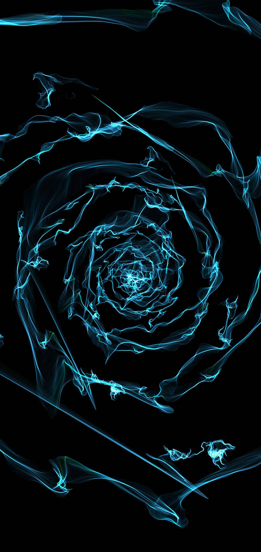 Spiralenabstraktes Galaxy S10 Wallpaper
