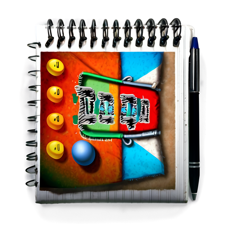 Spiral Bound Notebook Png 05252024 PNG