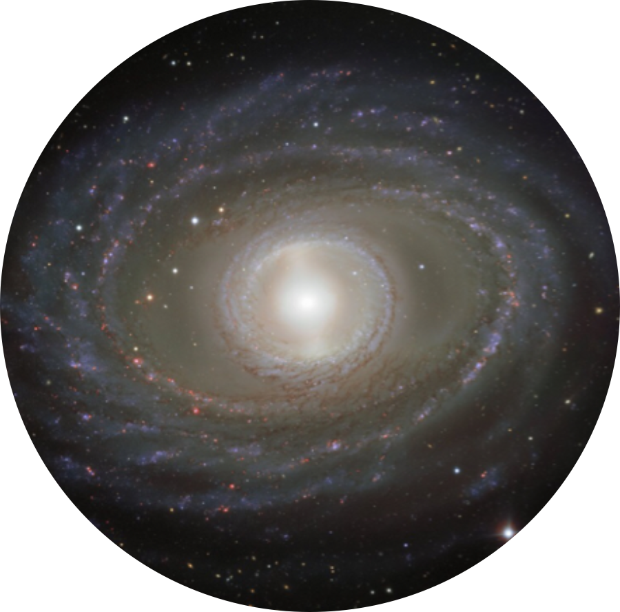 Spiral Galaxy Center View PNG